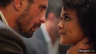 Deeper – Utangaç Alina ve Kankası Harley ile Yoğun Üçlü Sikiş