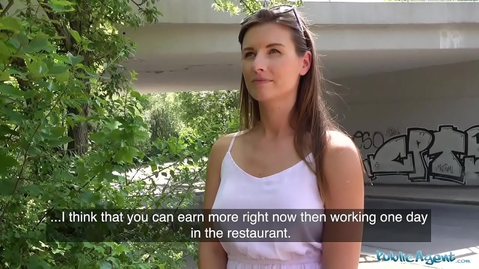 Public Agent Muhteşem Model Açık Havada Sikiliyor