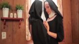 Seksi Rahibe Lezbiyenler Ateşli Sikiş