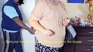 Dev Götlü PAWG MILF Hicablı Yabancıya Amını Doldurtuyor