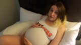 Hamile Hooters Garsonu Müşteriye Sakso Çekti Sonra Kocası İçine Boşalttı