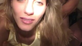 Sürtük Hotwife Yarrak Emip Yüzüne Döl Aldı