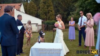 BRIDE4K: Sarışın Gelin Andrea ve Falco’yla Sert Sikildi