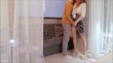 Soluk Tenli Ateşli Kızıl Saçlıyla Romantik Sikiş