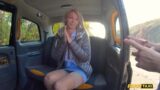 Fake Taxi’de Nine Kalın Yaraklı Şoföre Siktiriyor