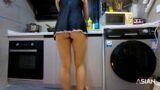 Mutfakta Üvey Oğlu Tarafından Sikilen Asian MILF